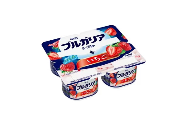 ブルガリア苺 明治ブルガリアヨーグルトいちご 70g×4 | ヨーグルト | 株式会社 明治